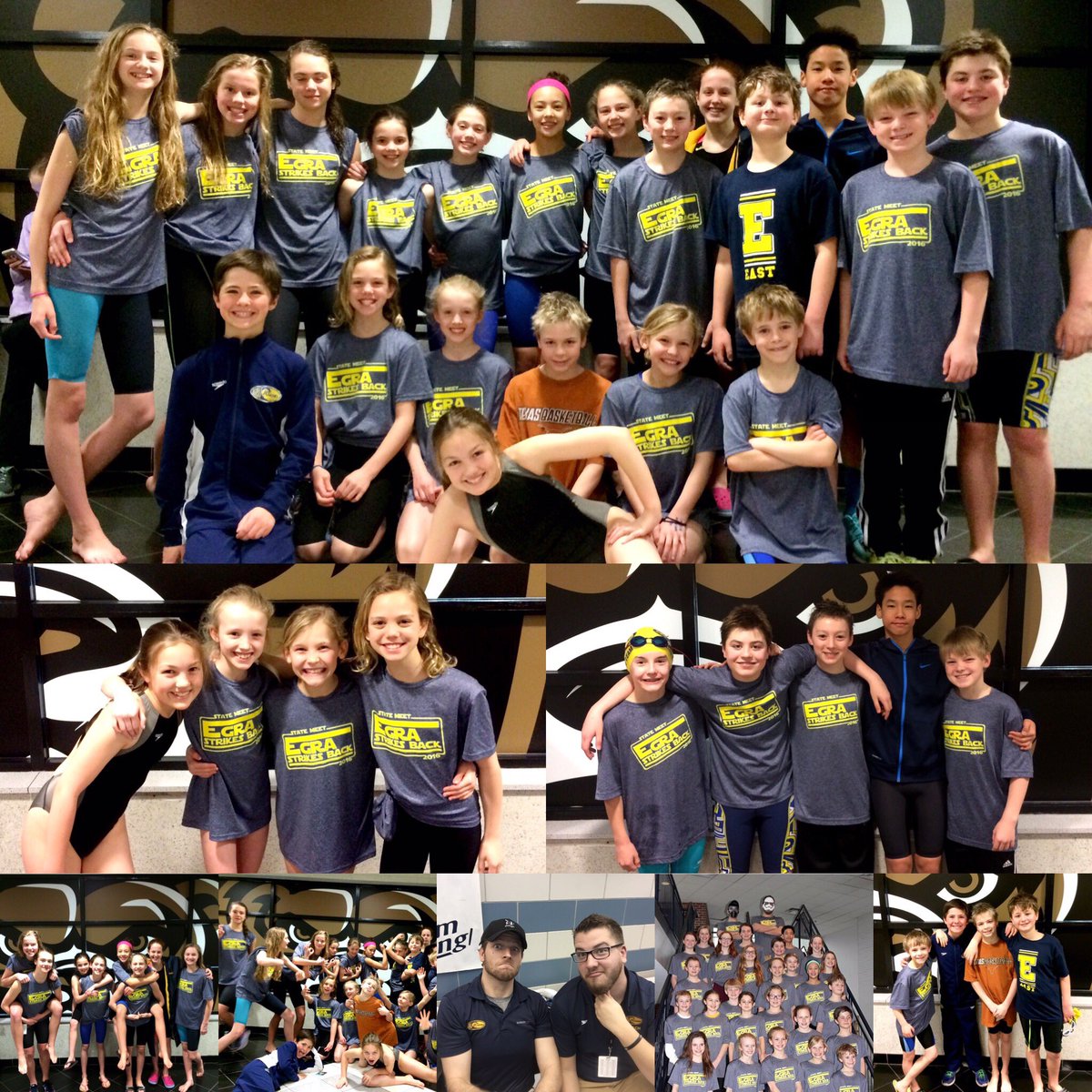 Congrats EGRA swimmers on a great 12&amp;under State Meet.
16 Top 16 Finishes and countless exciting races! #Swimlife