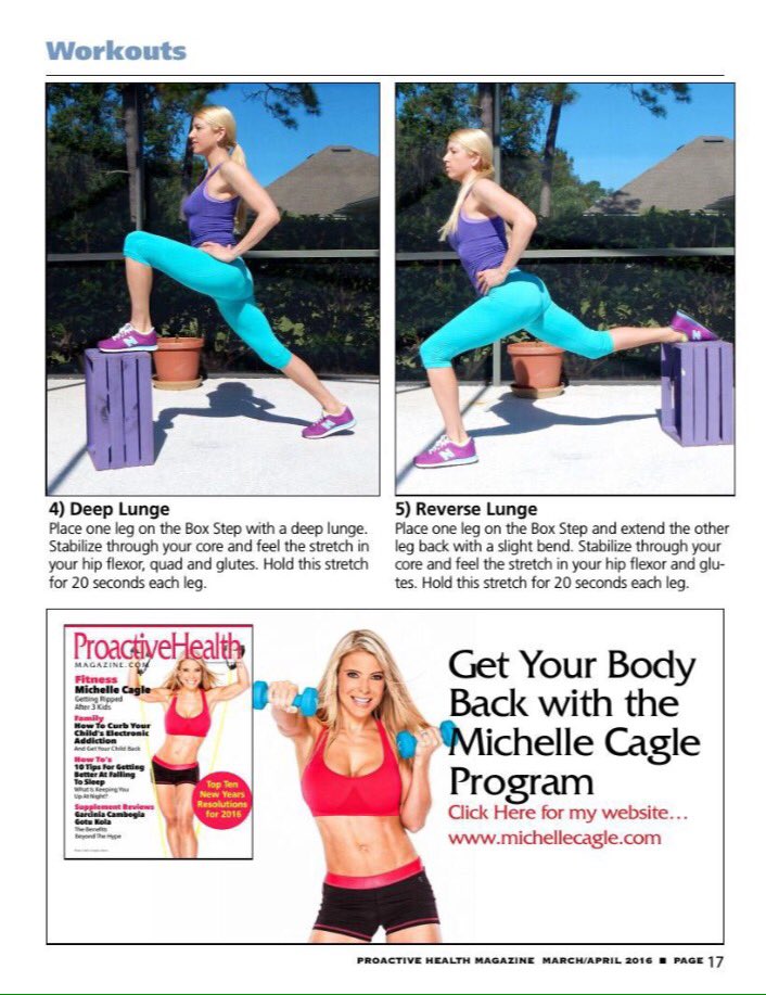 Prohealthmag's tweet photo. Sunday Stretch.. @Sue_Fitness shares some stretches in the March/April issue of @Prohealthmag #sundaystretch https://t.co/GCBhvbY8wB