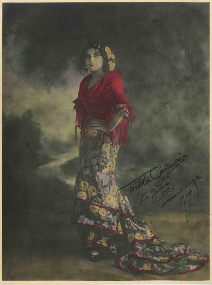 CherryLadytron's tweet photo. La enigmática Tórtola Valencia @tiendaflamenca https://t.co/026PCTObnt
