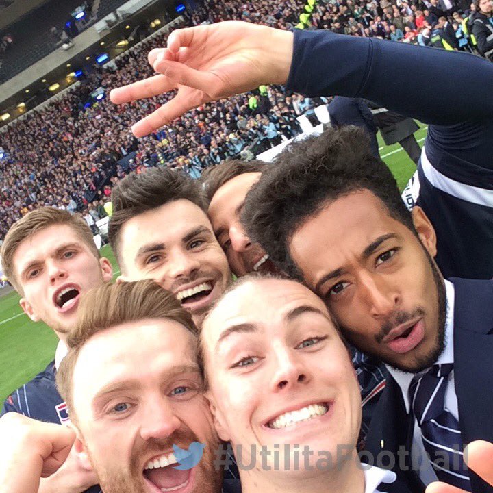 spfl's tweet photo. 📱📸 | The @TwitterSports Mirror was pretty popular with @RCFCStaggies players after today's victory! #UtilitaFootball https://t.co/BYtBYIAwB6