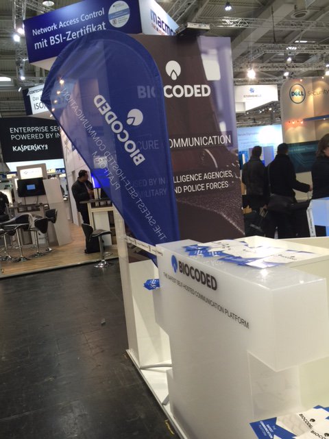 biokoda's tweet photo. #Biocoded preparations for the fair are coming along. Our booth is almost done :)
See you tomorrow! #CeBIT https://t.co/vLWd2j9ksW