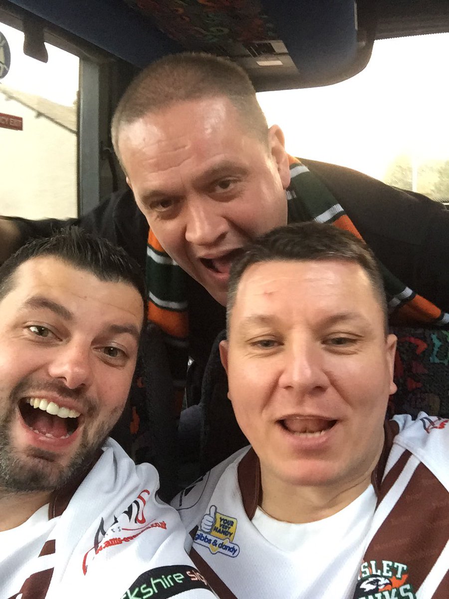 On our way home, I think as a Hunslet fan you get used to accepting shit! Gutted, but love my club &amp; the lads!