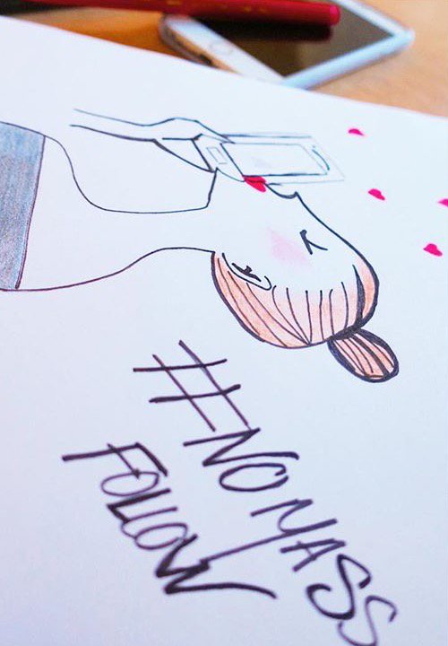 juliemarot_'s tweet photo. Petit coup de gueule en dessin du jour ! STOP MASS FOLLOW ! #nomassfollow #illustration #LFDLR <3 https://t.co/ynD3kK0GtZ