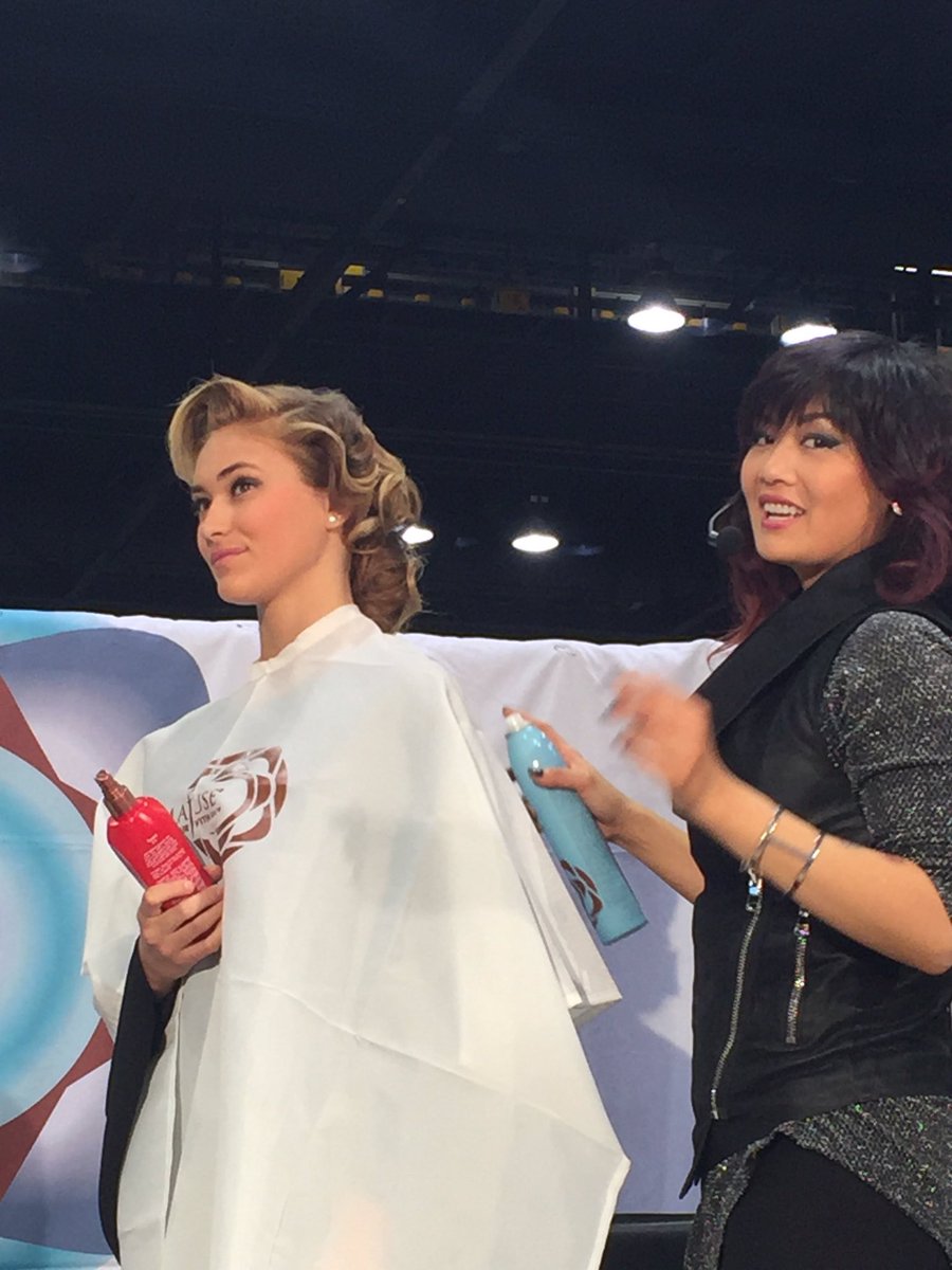 Some Beautiful hair coming out of the Thermafuse Booth 2155 <a href="/ABSUpdates/">America's Beauty Show</a>. Stop by and Join us #thermafuseit