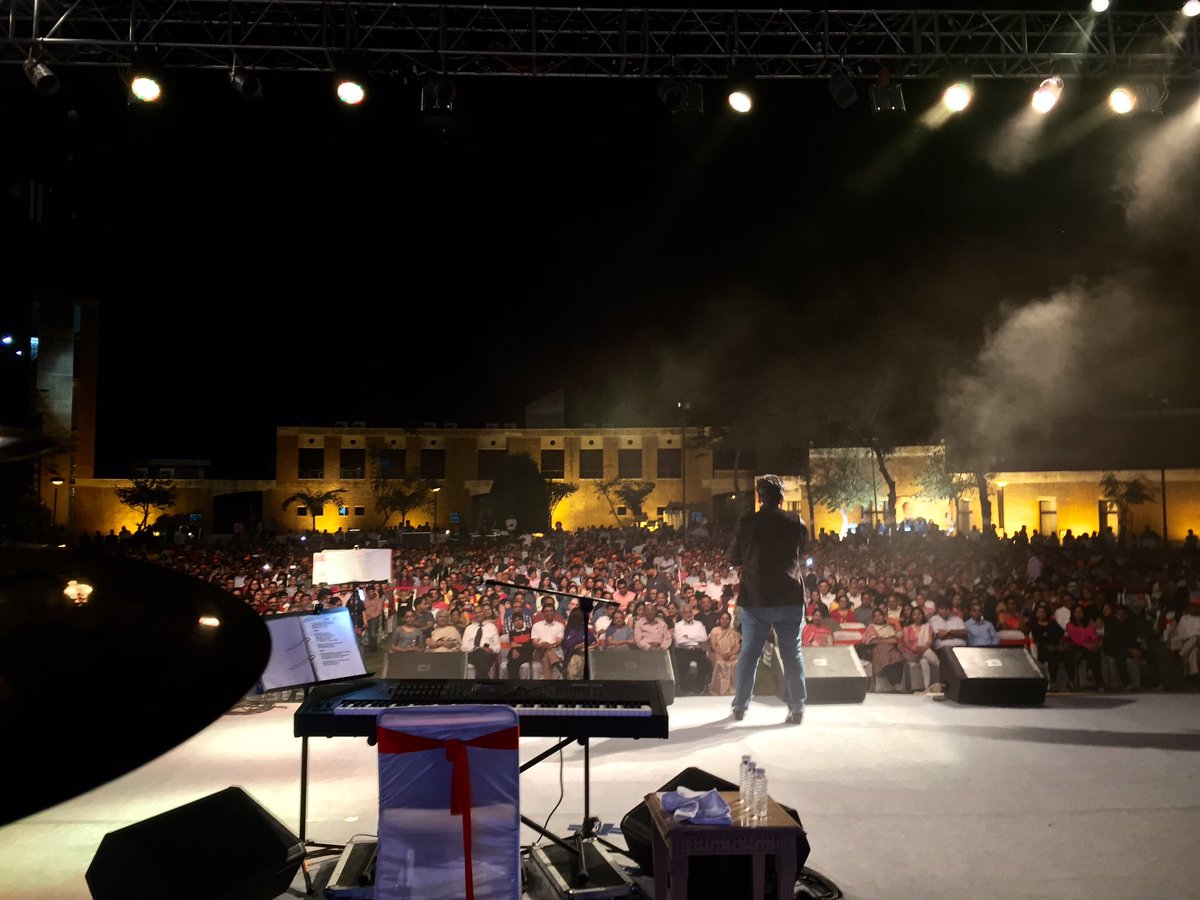 dddrums's tweet photo. Slamming gig tonight in Ahmedabad for #Cadila with one &amp; only @AdnanSamiLive https://t.co/SL6qBeiIcM