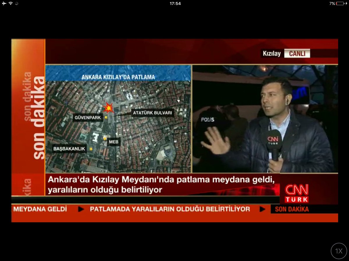 RazAkkoc's tweet photo. Map from @cnnturk of where today's #Ankaraexplosion happened https://t.co/9RkCo6KQas
