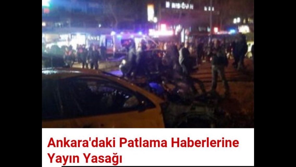 Ankara #Ankara bu kaçıncı patlama?!
Siz devleti işgal edenlerin "YAYIN YASAĞI" dan başka çözümüz yok mu?! 👿