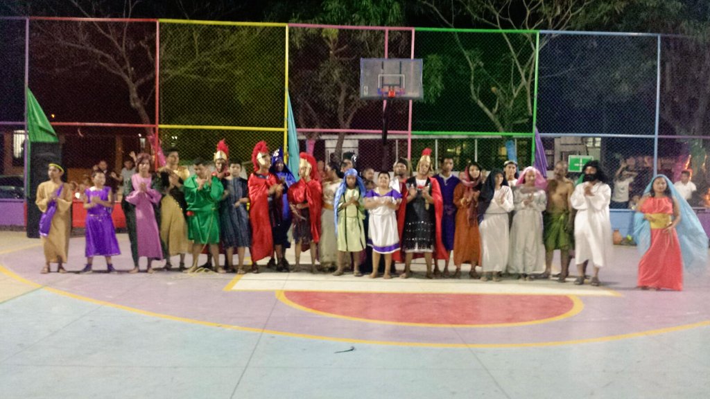 JS19JdistritoV's tweet photo. Judea de San Isidro de la Cruz Verde en parque Col 14 de septiembre #SemanaSantaenFamilia 
#SemanaSantaAlegría https://t.co/tS7K2BFct4