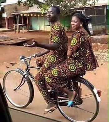 Fatsnoop1's tweet photo. Now that a lit of petrol is higher than a plate of pounded yam.We will rather eat &amp; do d riding.Buhari no go kill us https://t.co/2fHZdkml9K