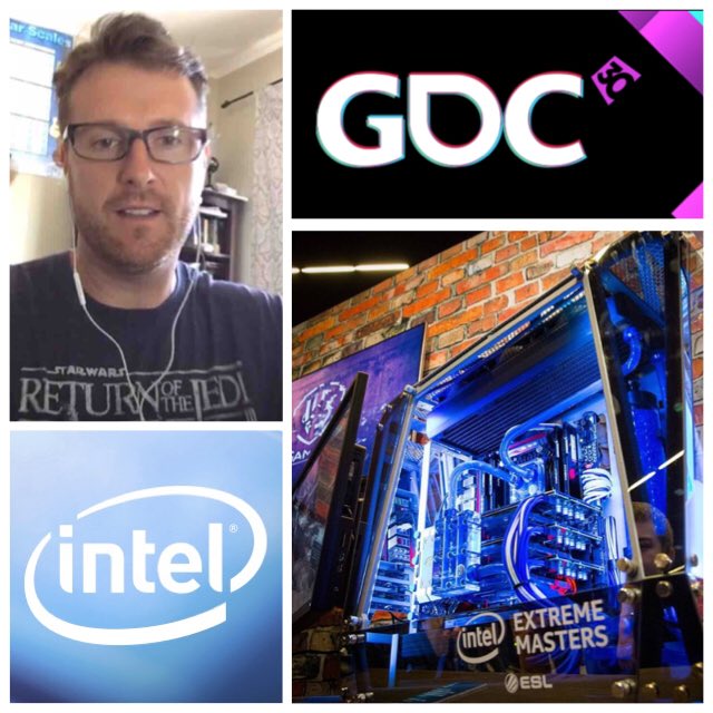 RoblemVR's tweet photo. The @intel experience at #GDC16 is going to be epic! They do amazing things in #tech &amp; #gaming. Catch my scopes https://t.co/TAB5S6rWNX