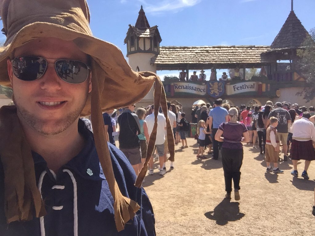 #AZRenFaire day!!