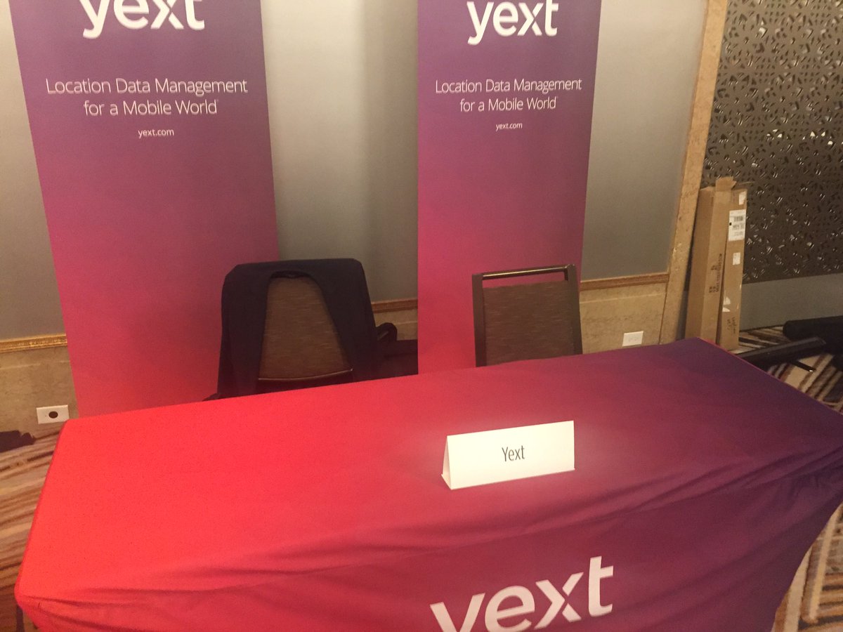 RajNijjer's tweet photo. Thanks to @LocalSearchAssn and @gsterling for having @yext and I at #LSA16. We're big advocates 4 online 2 offline! https://t.co/Hw8A6sgjm9