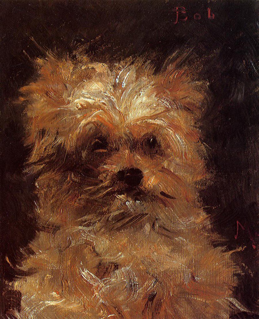 'The Dog' - Édouard Manet, 1876  via @EuropesHistory