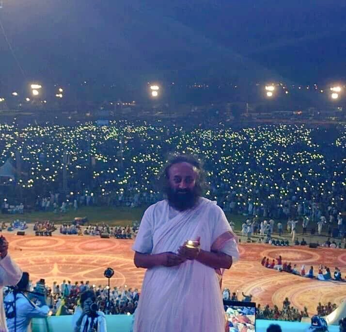 SriSriNow's tweet photo. Some of the beautiful clicks of day 3 of @WCF2016 with Gurudev @SriSri https://t.co/zBBHF7PB41