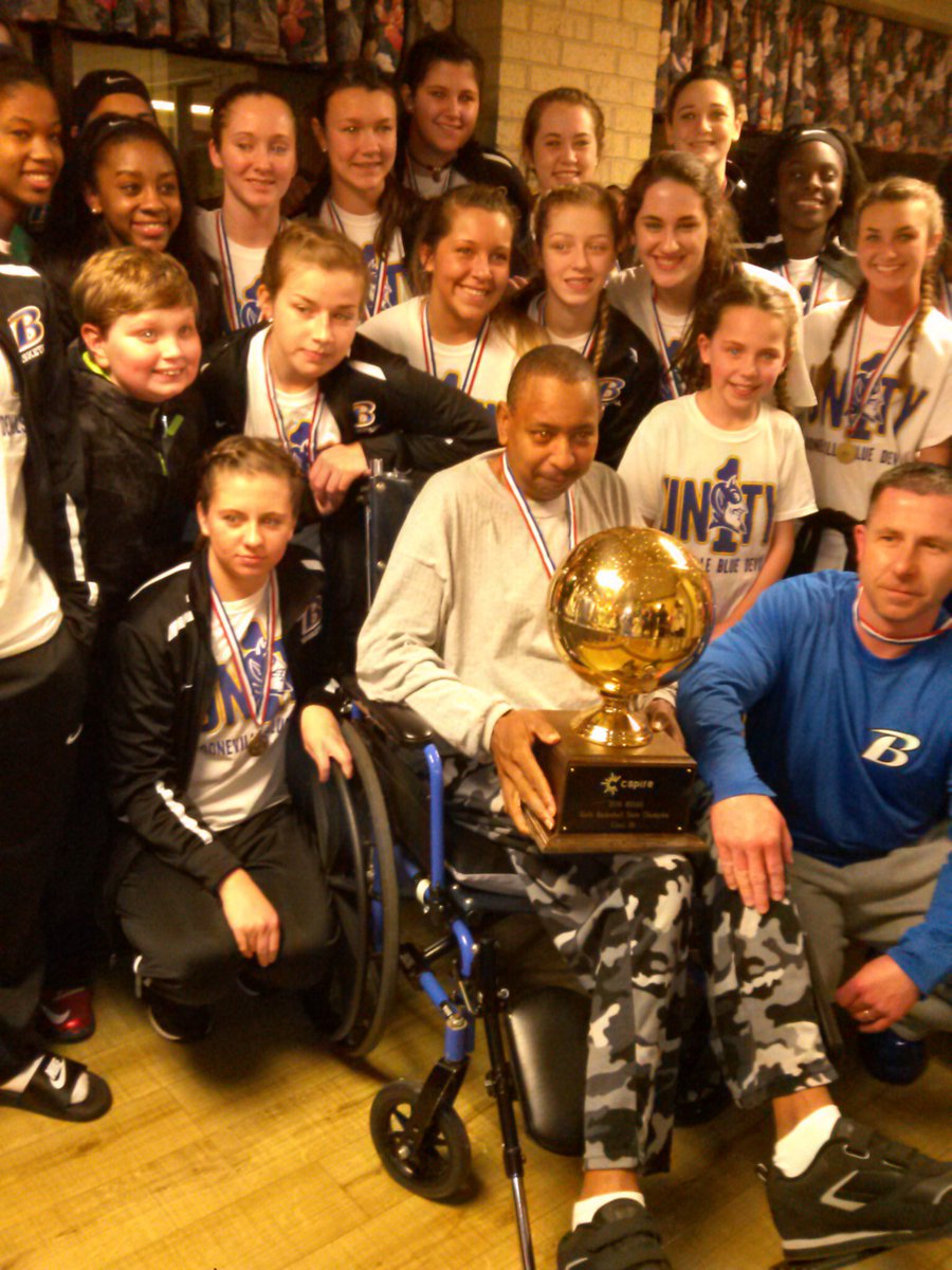 brandonspeck's tweet photo. Booneville girls stopped by nursing home to share 3A trophy with longtime trainer Jock Calomese. That's worth RTing. https://t.co/Qgth0BdVVi