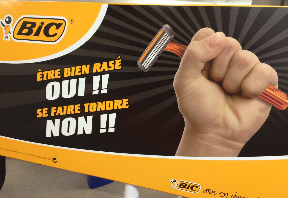 Salesfactory's tweet photo. Bic rase avec @Salesfactory https://t.co/OYgB2S7CFU