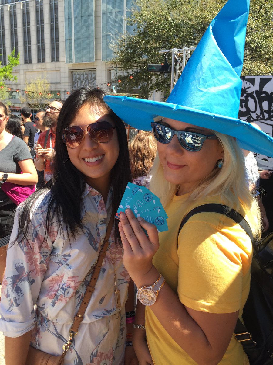 vivian814's tweet image. #servicesxsw pretty awesome time saver waiting in line for me!