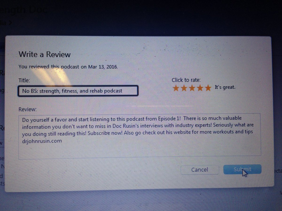 danmanmaggio's tweet image. Take a listen to @JohnRusin &apos;s podcast with @DrNadolsky, two docs who lift! #fitdocs .hope this review wins!