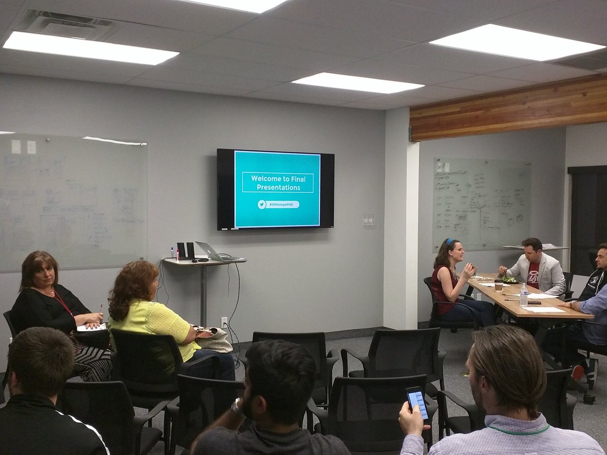 SWTempePhoenix's tweet photo. Getting ready for final pitches! #swtempephx #yesphx https://t.co/0wGSfIZxYU
