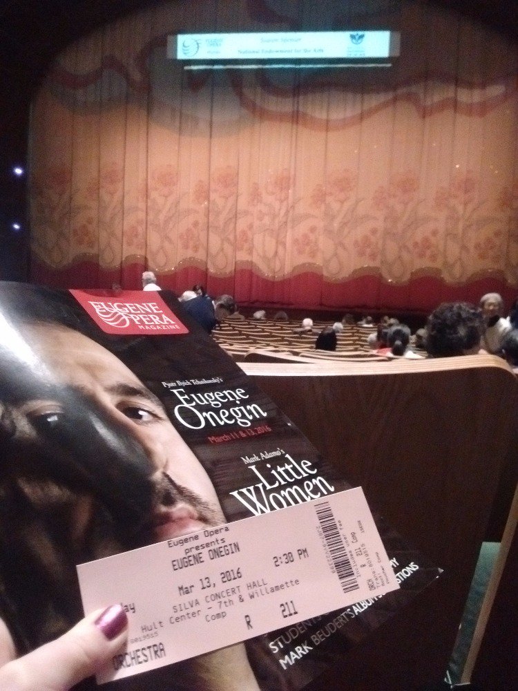 Becca_E_B's tweet photo. Getting to watch Eugene Onegin at the @HultCenter is remarkable and breathtaking with such an elegant cast! https://t.co/MLngcUCqbT