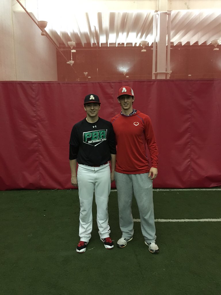 mphpitching's tweet photo. @komar_brandon showing his new mechanics today @ the PBR showcase, along with a 5 MPH gain. #80-85 #Early5 #more2Go https://t.co/poiqNLLfgJ