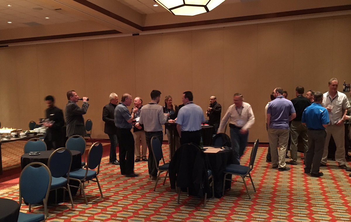 IEEEESTMP's tweet photo. Meeting and greeting --conference social underway, join us in River Cree 3 #ESTMP2016 https://t.co/48IxrhBdHz