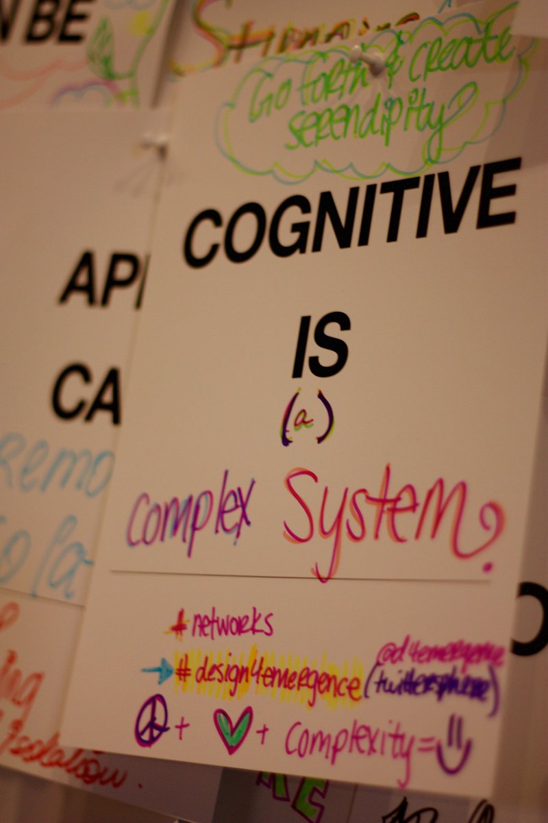 d4emergence's tweet photo. Today we made our mark at #SXSW. What is cognitive to you? #complexity #designthinking #networks #design4emergence https://t.co/27IymapEoY