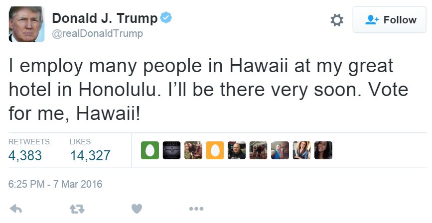 ReignitePromise's tweet photo. After last week's tweets, we are excited to see how Trump panders to voters in #SuperTuesday states. #PopcornTime https://t.co/YEINem1n1g