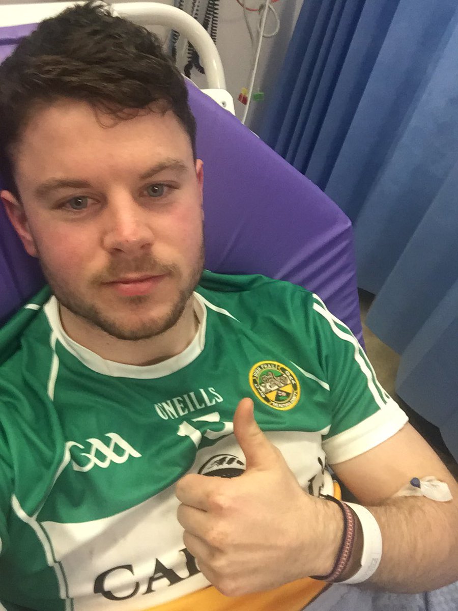 pandaallen15's tweet photo. Thanks for all the messages and calls. On the mend. Special thanks to all @GaaClare lads who helped  on pitch xo https://t.co/9Ucyq2uYEz