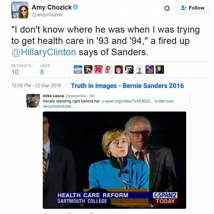 CanProveIt's tweet image. We're tired of the lies and distortions from the Clinton campaign. #FeelTheBern #BernieSanders #TruthInImages