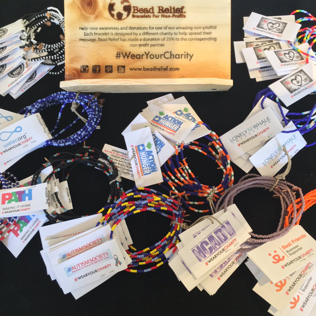 somethingsilver's tweet photo. Exciting news! #BeadRelief beaded bracelets are coming to our #UVillage and #Disneyland stores! #SomethingSilver https://t.co/tZXNANffsU