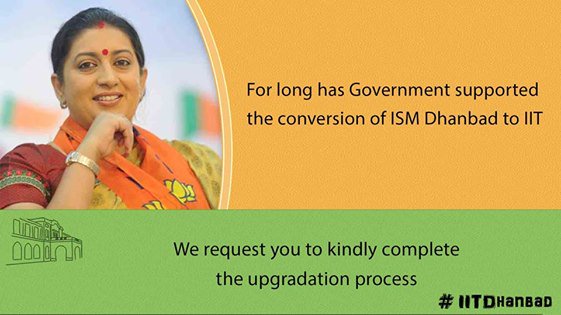 RishiRajAgarwa4's tweet photo. Parivartan ke is daur mein ek aur adhyaya jodne ki nivedan.
#IITDhanbad
#tableIITamendact
@PMOIndia
@smritiirani https://t.co/NM2CIE0ft1