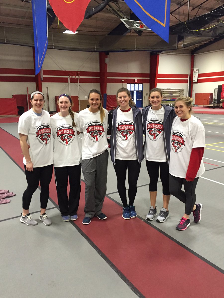 LewisWVBall's tweet photo. Some of our flyers were able to help out at the Best Buddies Sports Clinic today! Thanks @LewisSAAC! https://t.co/uS2nDqM7BZ