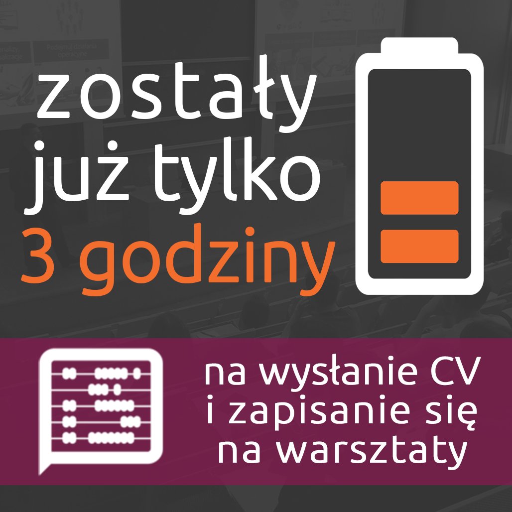 InspiringSGH's tweet photo. ostatnie trzy godziny zapisów na warsztaty po CV! zapraszamy! #IT #student  #IS9 https://t.co/MhjxP7IXYU https://t.co/vADP1naMRy