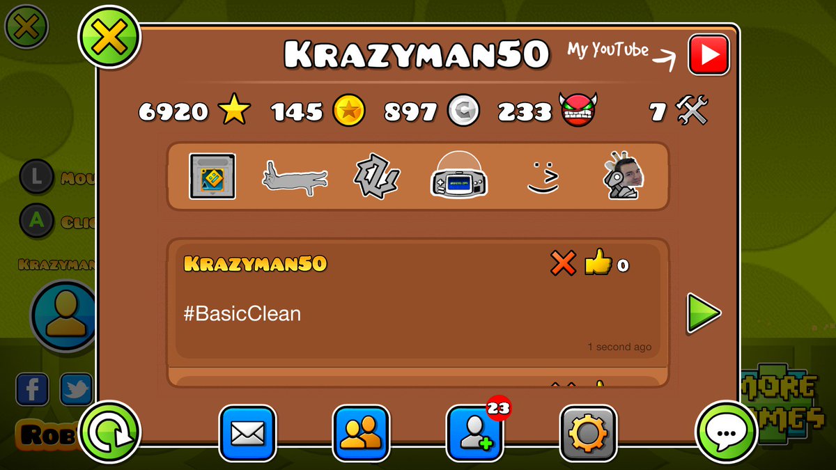 Krazyman50's tweet photo. @OneMrBean new gd icons #ClassicBean #BasicClean #FLUFFCHUNK2012 https://t.co/n9RRDWxLaZ