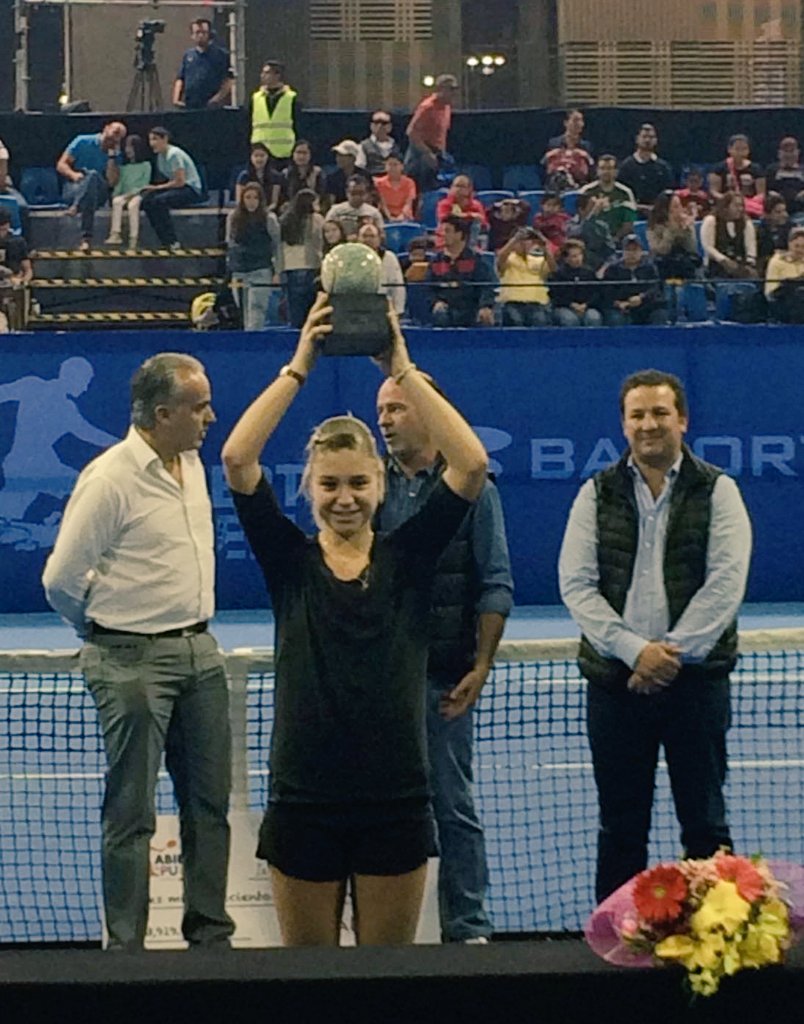 RTrauwitz's tweet photo. Felicito a la tenista rusa Irina Khromacheva, campeona del @AbiertodePuebla en la rama femenil. #PueblaEsMiDestino https://t.co/VJc79rljQq