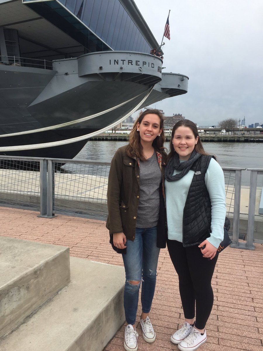 IzzyParkeri's tweet photo. Great day with @considinee8 doing some field work at the @IntrepidMuseum 👍🏻🇺🇸 #navypride #godbless https://t.co/kqi71hh7f2