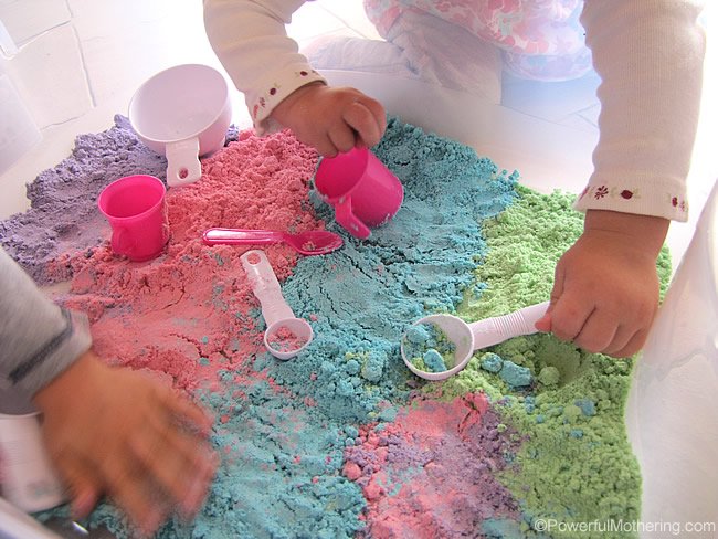 How to make Cloud Dough Recipe (Colorful &amp; Taste Safe) buff.ly/1RI2ivr
