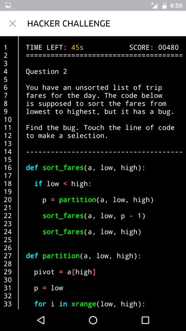 Uber is popping a Hacker Challenge every now and then within the app at SXSW. Localised interactive programming<a href="/tag/micdrop"class="tags"><span>#micdrop</span></a>