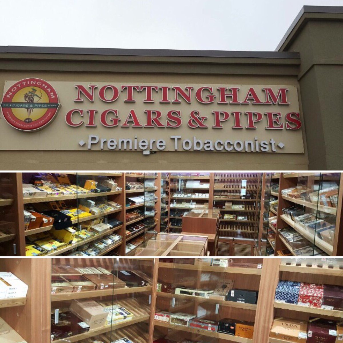 NottinghamCigar's tweet photo. Remember to check out our new store on 2496 Guardian Road NW! #YEG #Westend #Cigars #Pipes https://t.co/gtfta2Z3WB