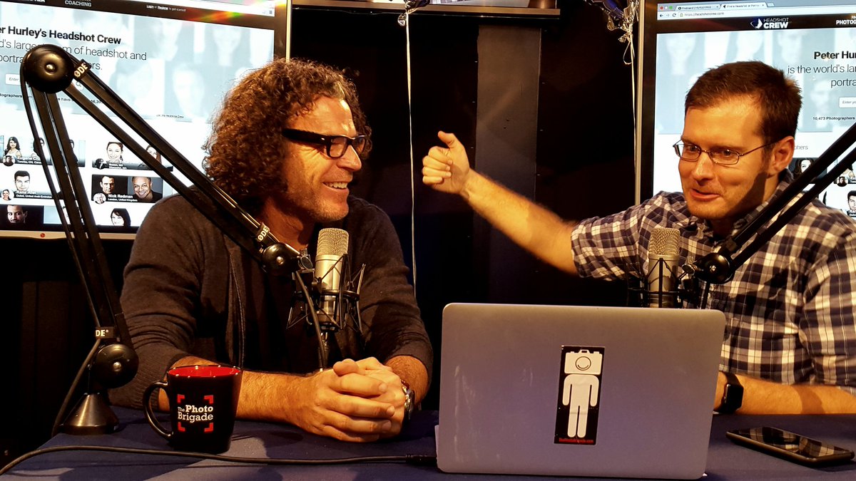 SpinItSocial's tweet photo. Jazzed! @peter_hurley on #photography, #entrepreneurship &amp; #socialmedia w/ @robertcaplin  @PhotoBrigade #podcast https://t.co/mZsnd2dgeN