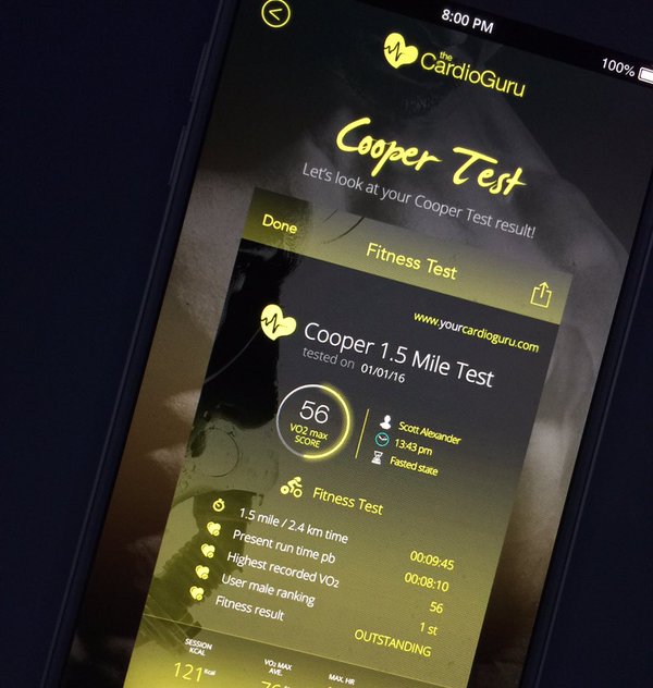 ScottAlexander_'s tweet image. #HowDoURank new logic on app to compare how you performed against other users #CooperTest #1.5mTime/VO2