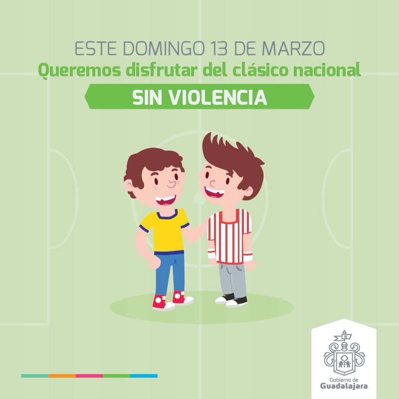 GuadalajaraGob's tweet photo. En unas horas se juega el clásico nacional @Chivas vs. América, vivamos con respeto la pasión por el fútbol. https://t.co/DZv48aqnGU