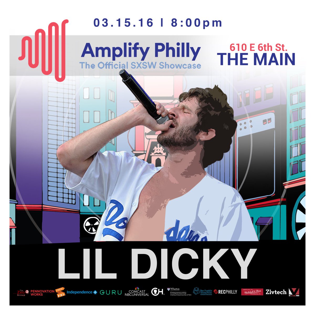 RECphilly's tweet photo. We're only a few days away from @lildickytweets taking the stage at the #SXSWPhilly showcase! | #AmplifyPhilly https://t.co/MUir6lSTRG