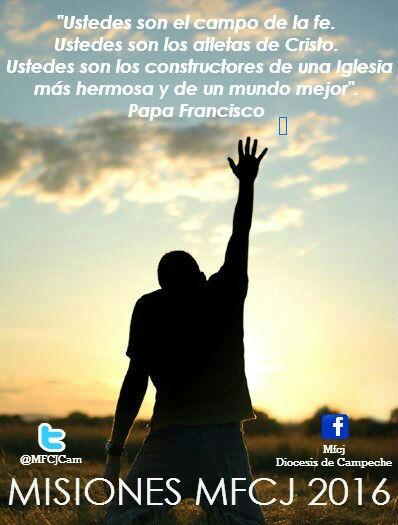 MFCJCam's tweet photo. Más de #MarchaMisiones #Misiones2016 #CampecheMisionero #ActitudMFC #SoyMFC https://t.co/bke7w64836