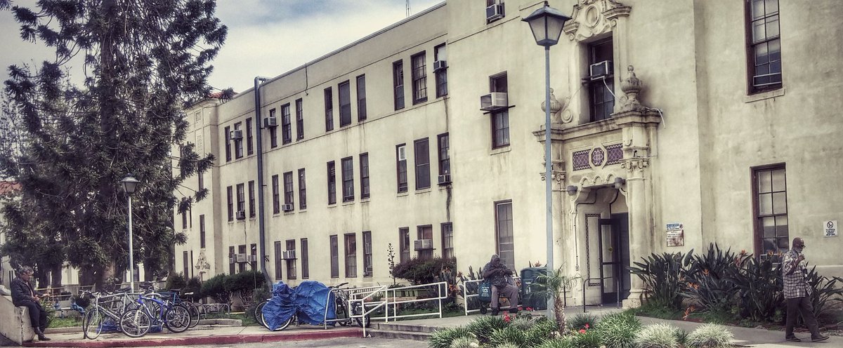 NateBoyer37's tweet image. Rundown VA homeless shelter is across the parking lot from a beautiful ballpark, we've got a long way to go America!