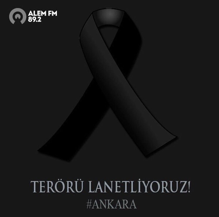 alemfmcom's tweet photo. Terörü lanetliyoruz... #Ankara https://t.co/b1CUPYBMBW
