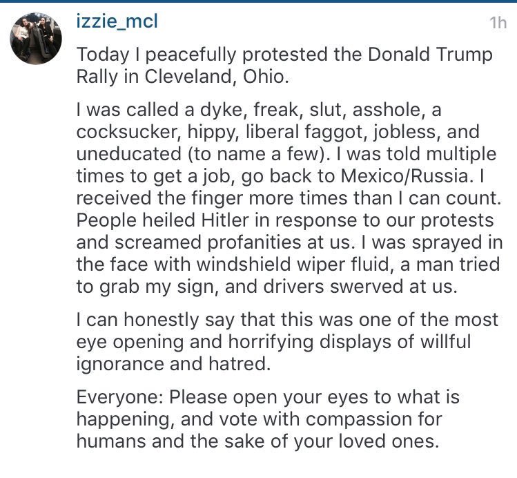 glittury's tweet photo. Peacefully protesting Trump https://t.co/aimu91LBq6