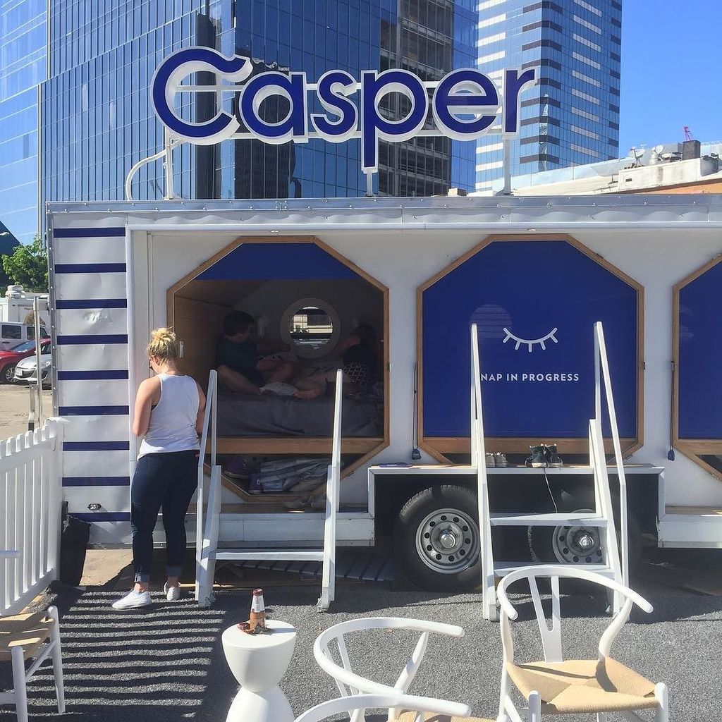 NomadPadHQ's tweet photo. Would you love to see nap pods in every city center? #naplife #capser #SXSW https://t.co/49cYzWSn2h