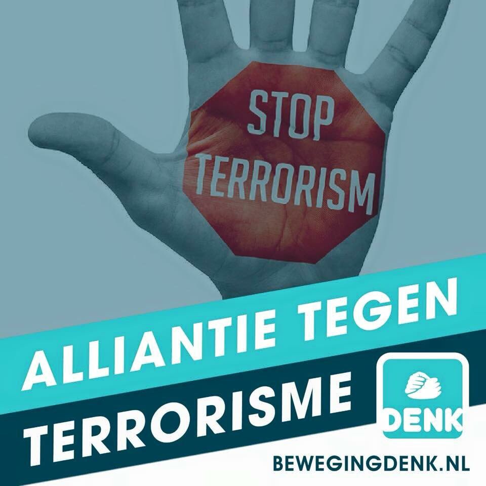 DenkNL's tweet photo. Wij veroordelen de aanslagen in #Ankara en Grand Bassam #Ivoorkust. Stop terreur, waar dan ook ter wereld! https://t.co/Skd5oO3T17